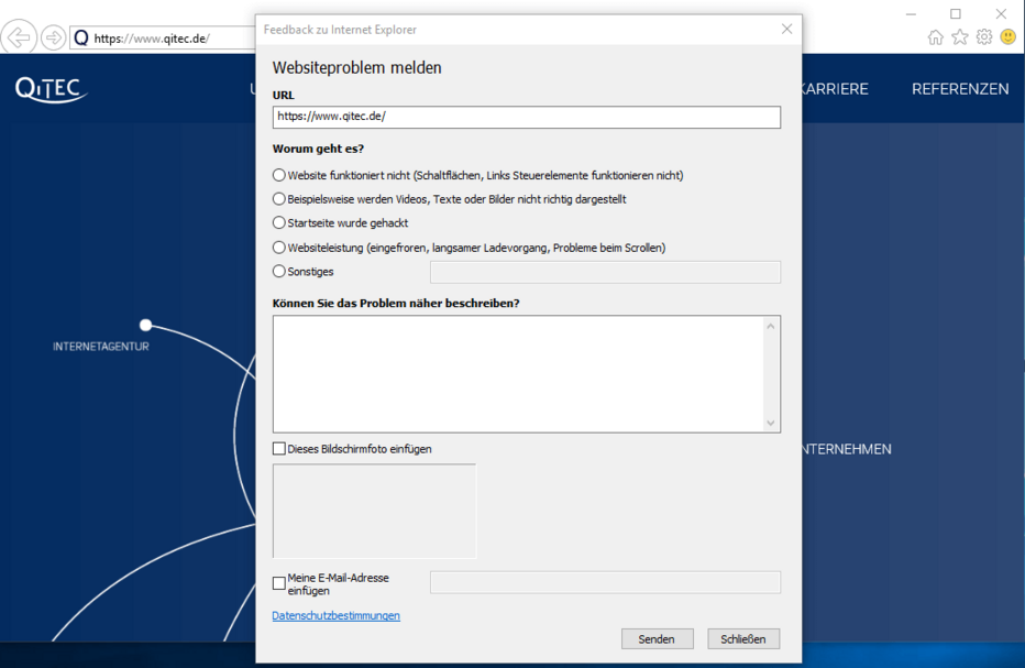 Feedback des IE4