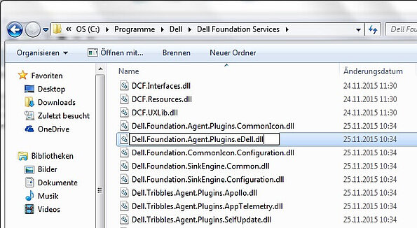 Datei Dell.Foundation.Agent.Plugins.eDell.dll löschen