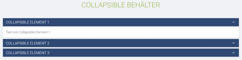Abbildung28: Collapsible Behälter von TYPO3