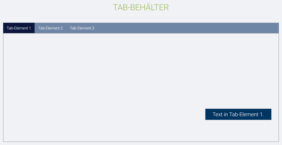 Abbildung27: Der TYPO3 Tab-Behälter