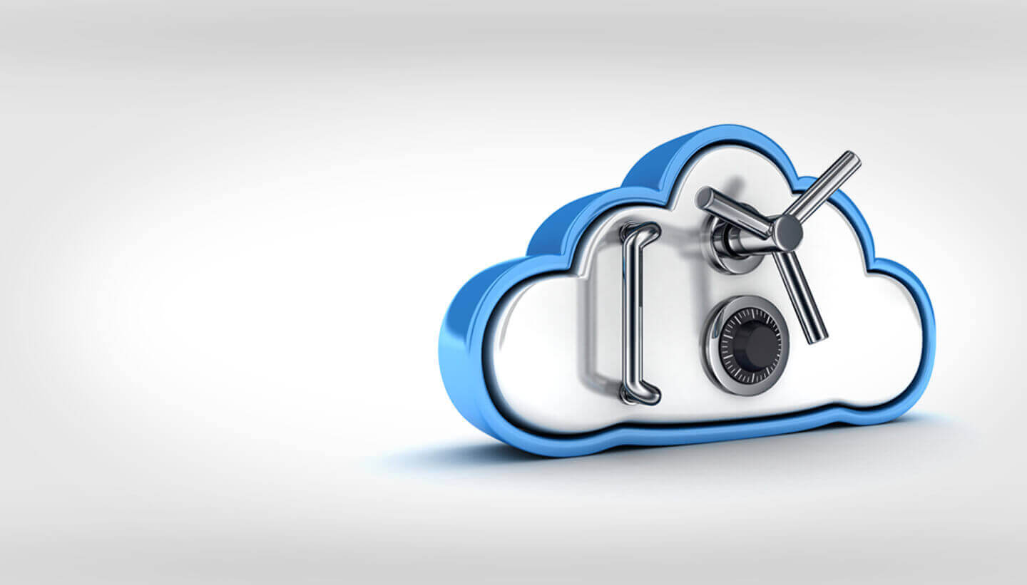 Cloud-Tresor als Symbol für Cloud-Backup